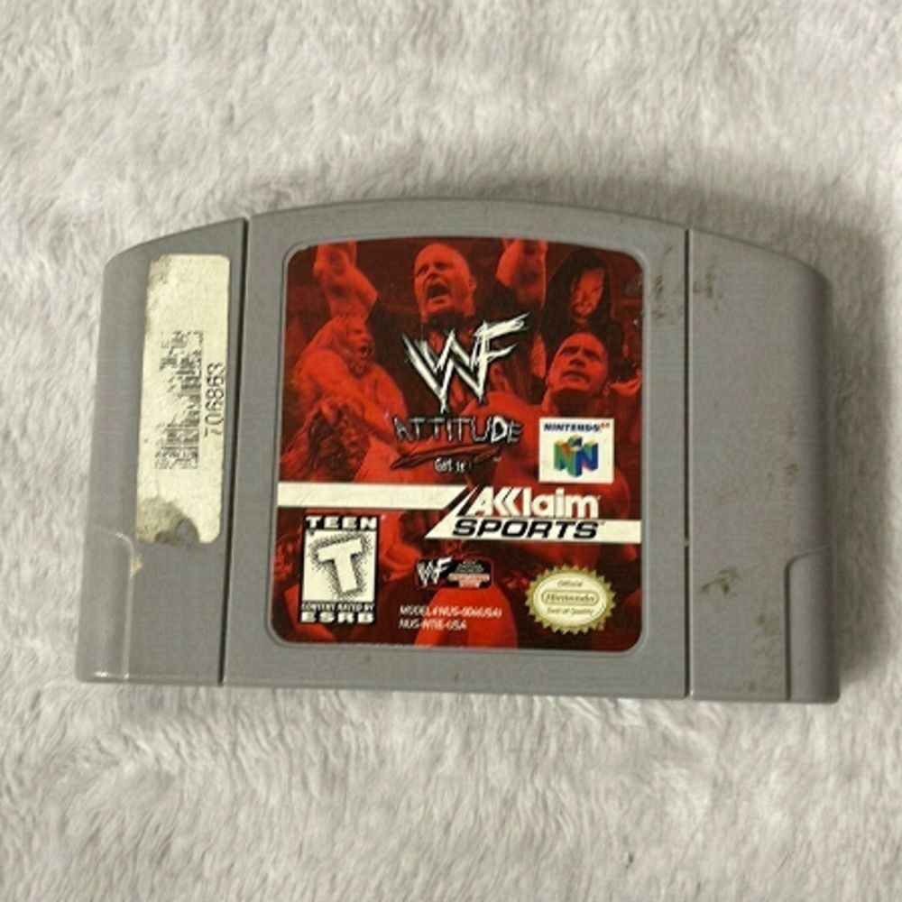 Nintendo N64 WWF attitude game GWP